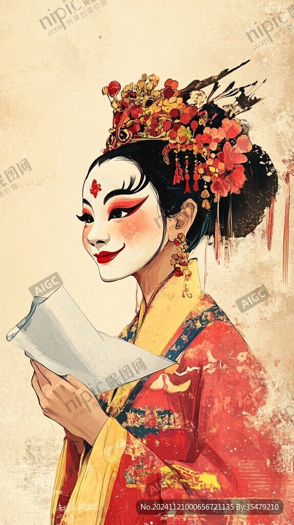 插畫武旦