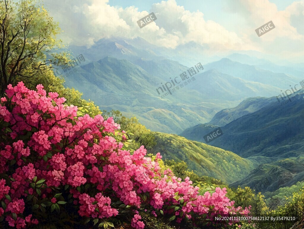遠山杜鵑花