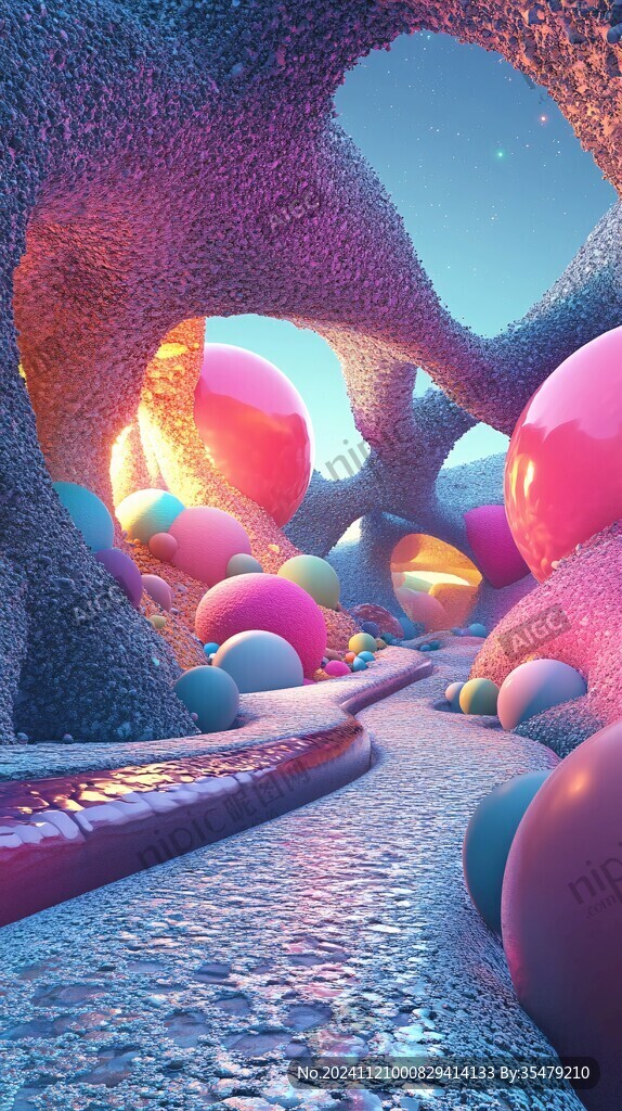 3d膨脹壁紙