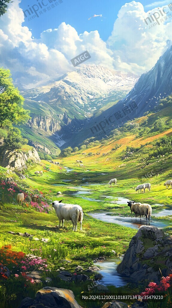 山川草地河流