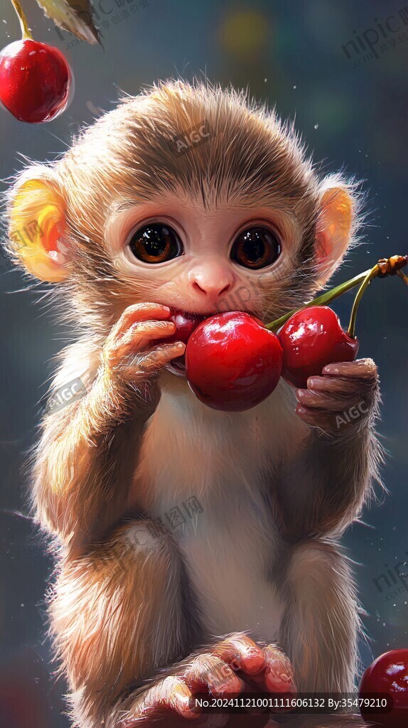 原創小猴插畫