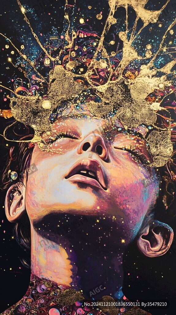 顆粒質感插畫