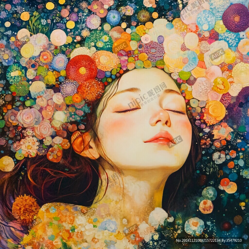 夢幻人物創(chuàng)意插畫