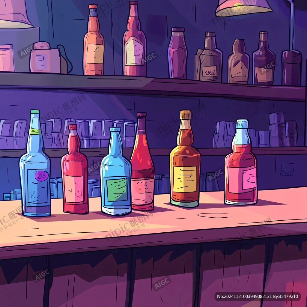 小酒館插畫