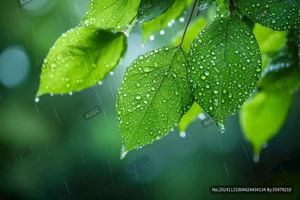 唯美雨景