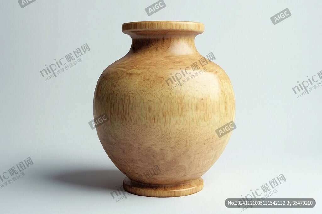 木紋花瓶