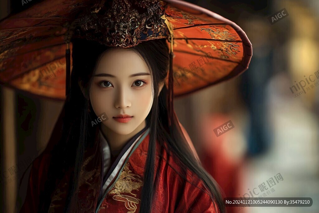 古風嫁衣美女