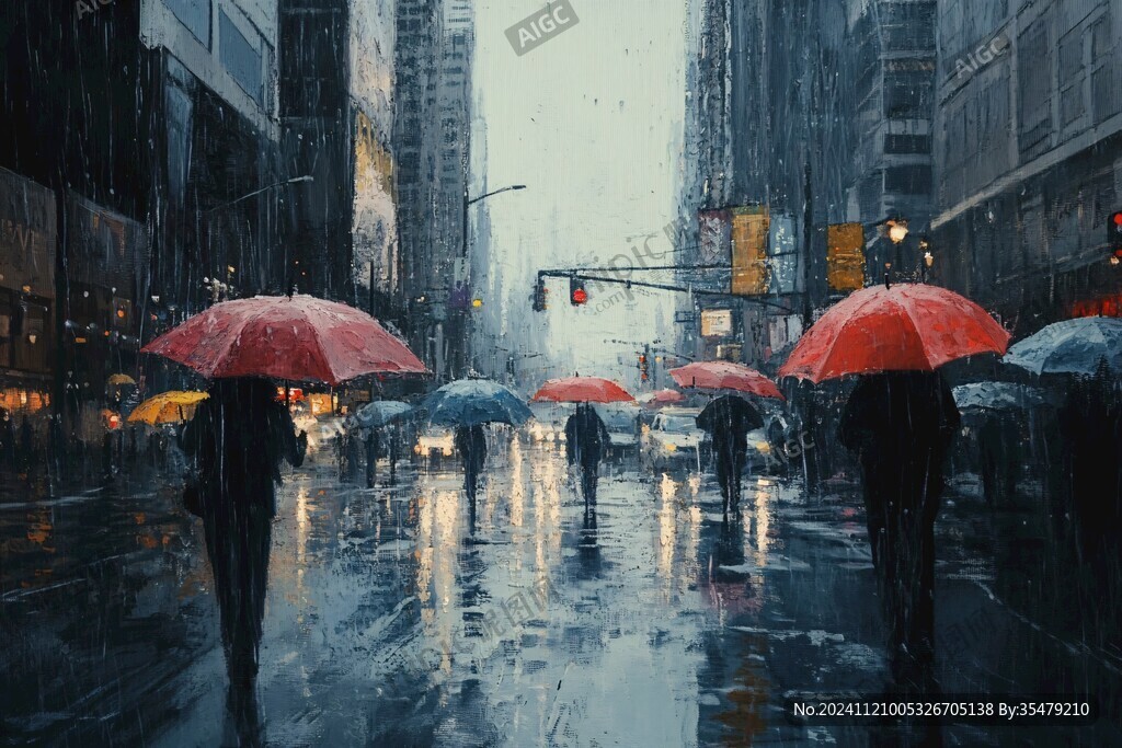 唯美雨景