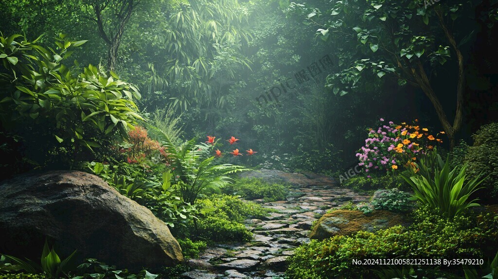 熱帶雨林模擬場景