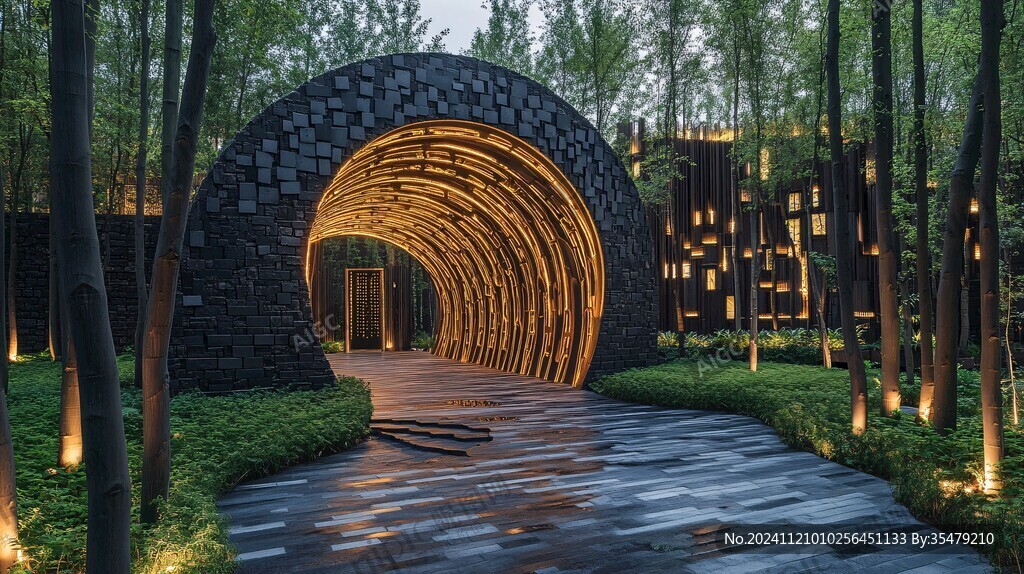 竹園小路門洞