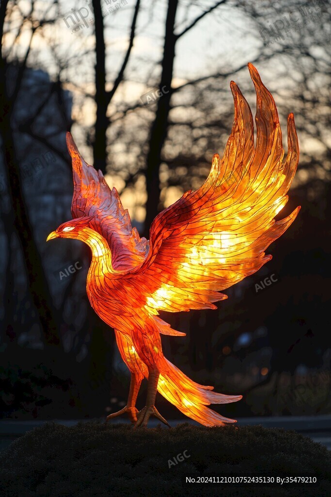 火鳳凰雕塑