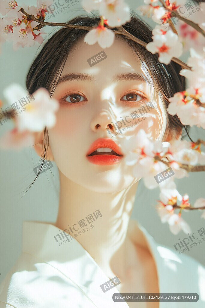 仙氣清冷少女壁紙圖片