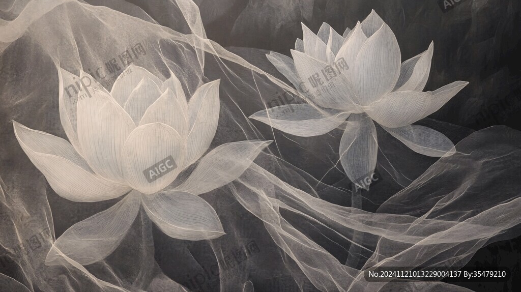 蓮花多重曝光