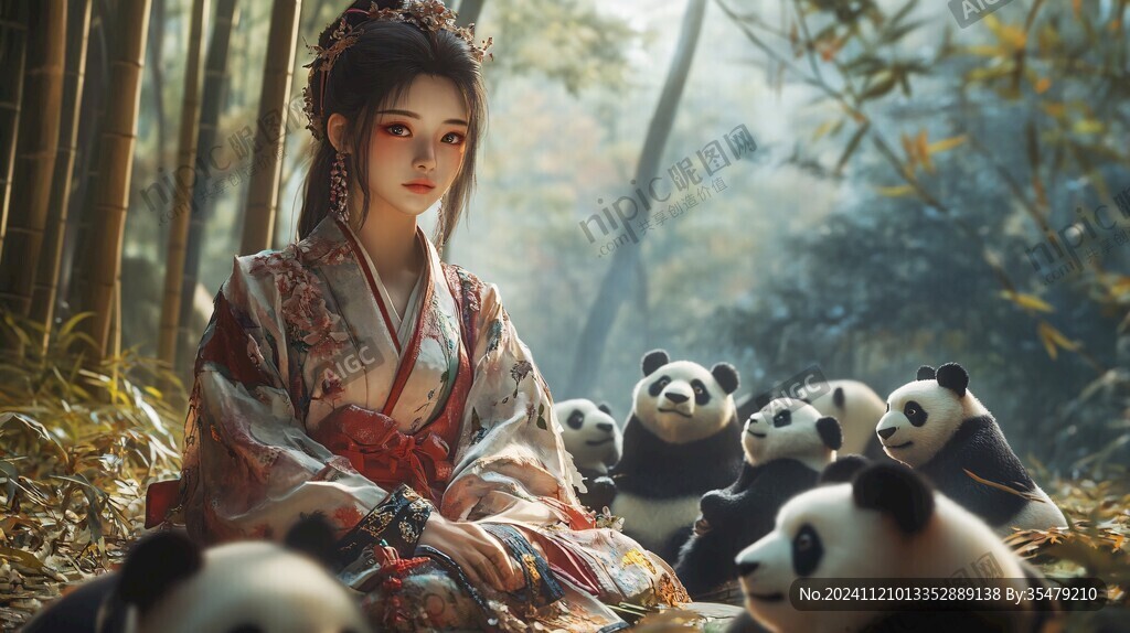 漢服熊貓