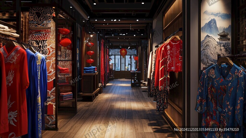 古典傳統(tǒng)服裝店