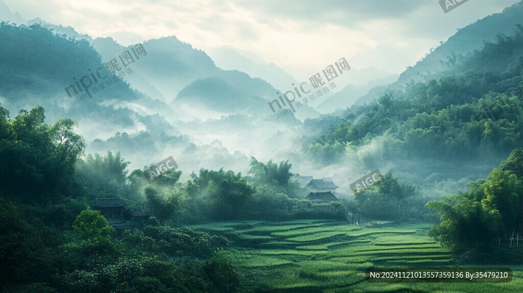 蔡家晨霧