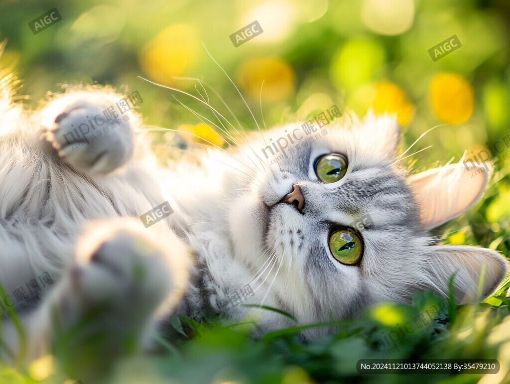 陽光下的貓咪