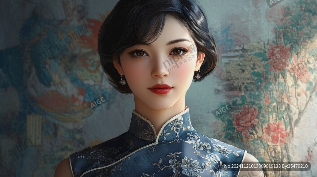 旗袍美女壁紙