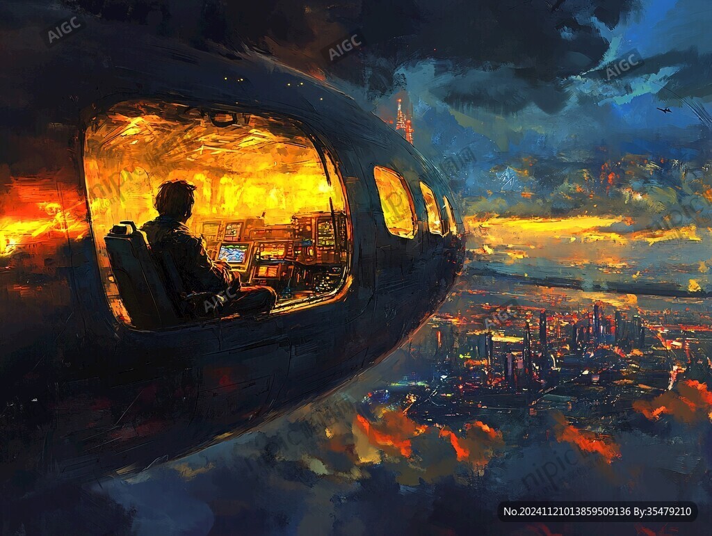 科幻題材插畫