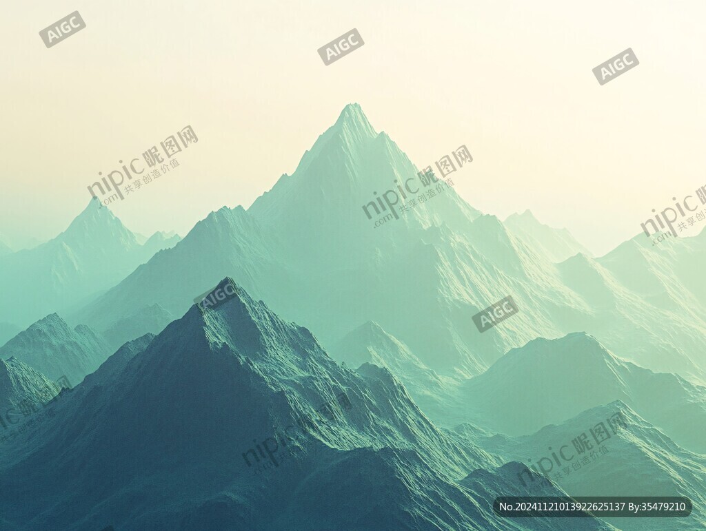 3d山脈背景