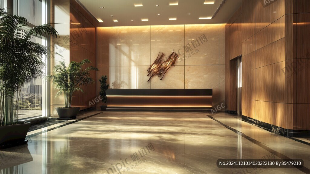 企業(yè)大廳場景設(shè)計