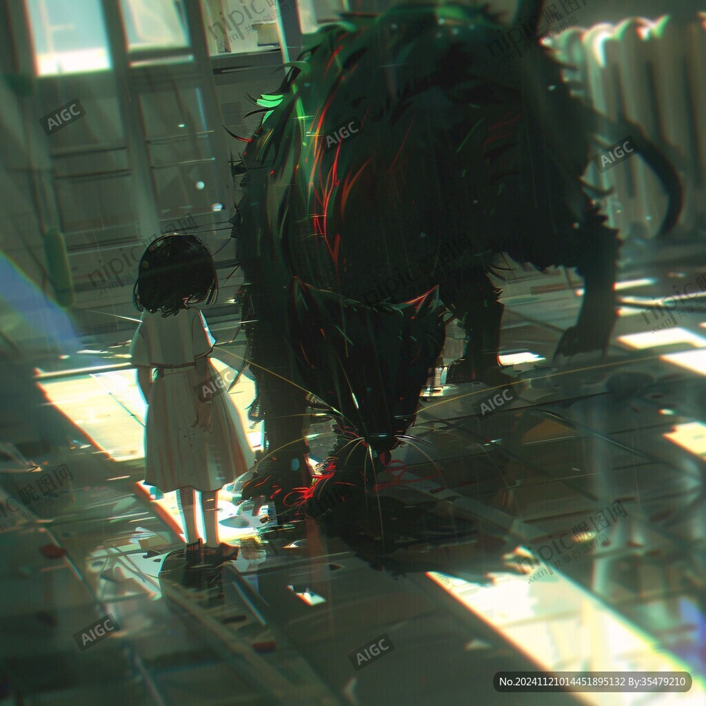 氛圍感插畫