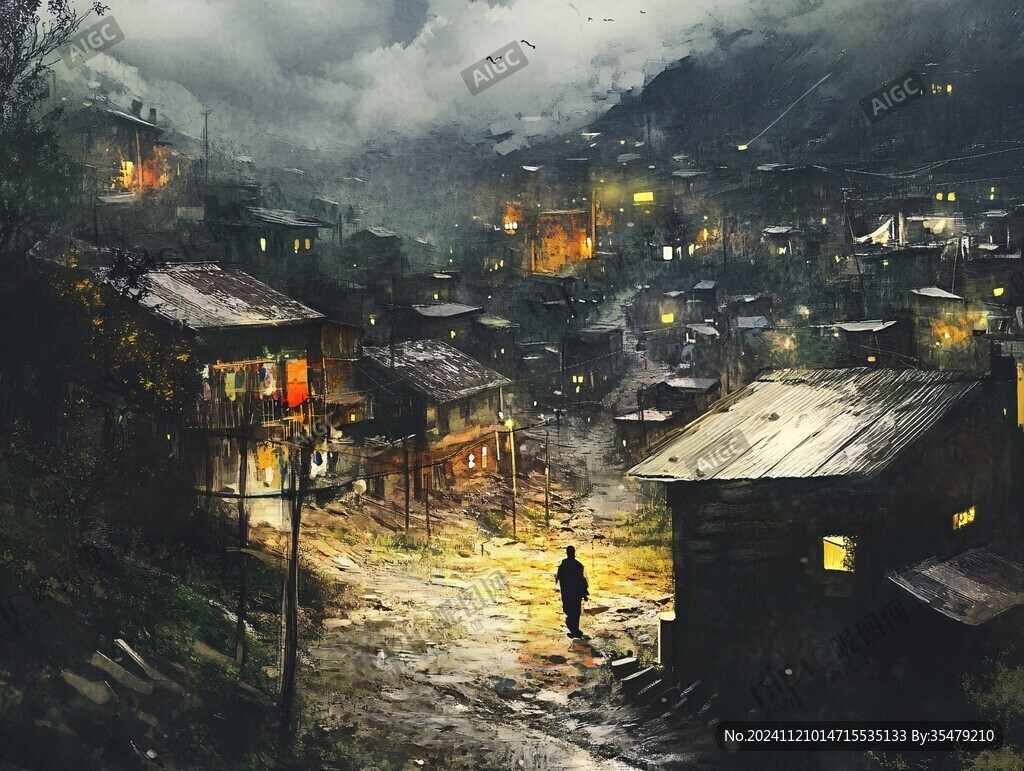 風(fēng)景厚涂