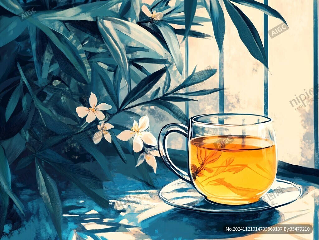 紅茶插畫
