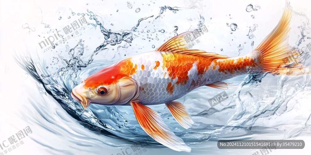 鯉魚3d畫