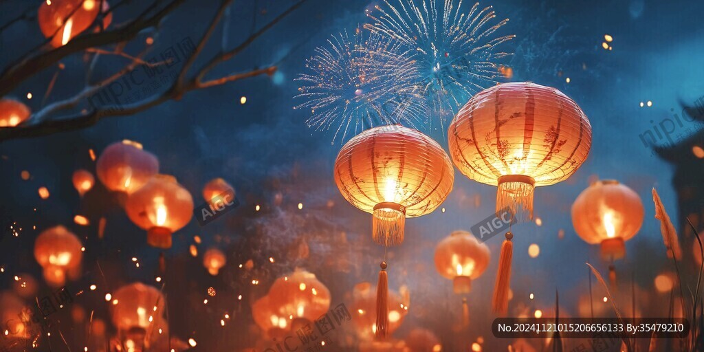 高清唯美節(jié)日燈籠