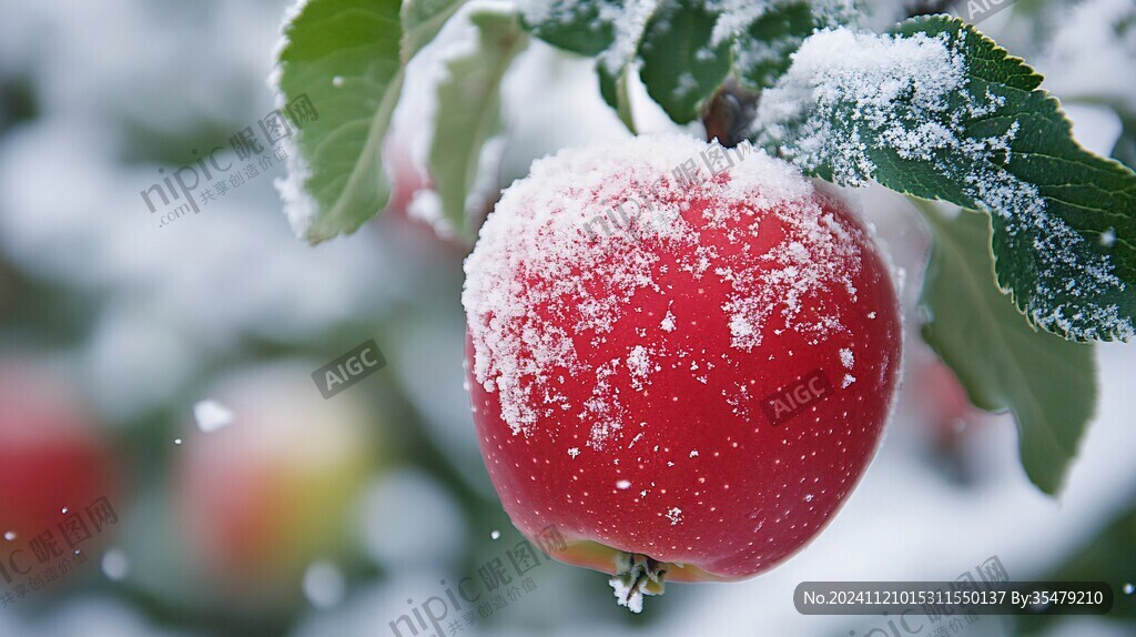 瑞雪蘋果素材