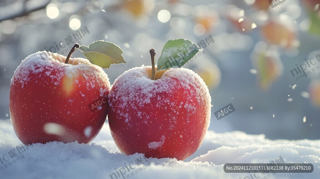 瑞雪蘋果素材