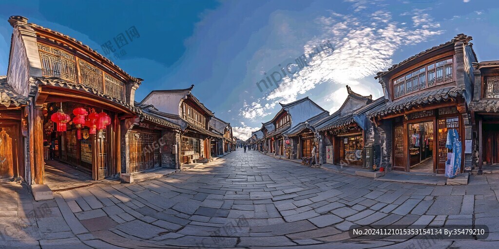 古鎮(zhèn)360度全景圖