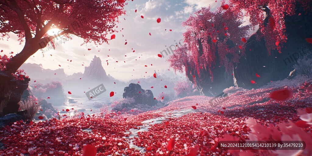 紅花落滿地