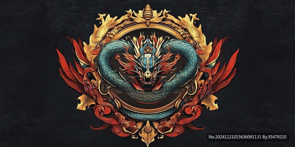 龍包裝插畫
