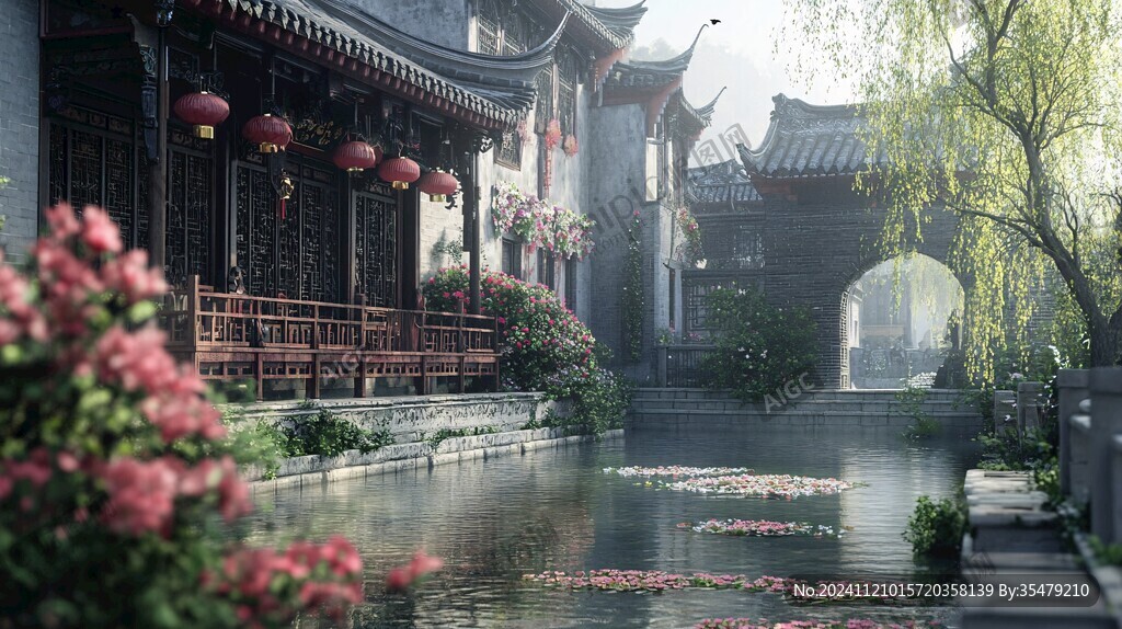 中式古典園林景區