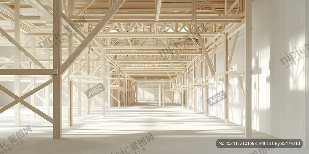 建筑內部木構架