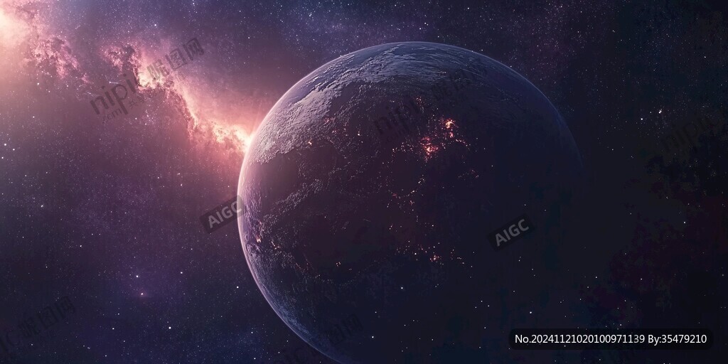 唯美宇宙會(huì)議背景