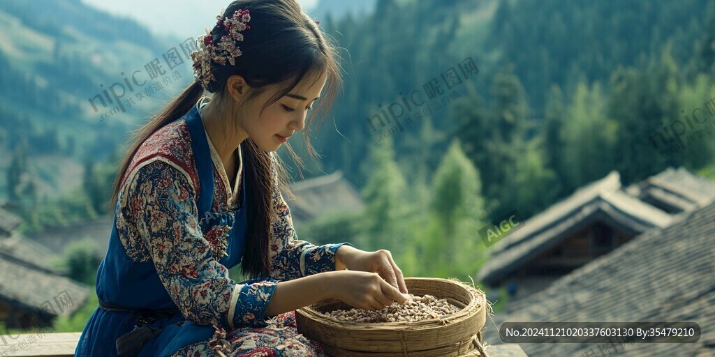 漢服農(nóng)女