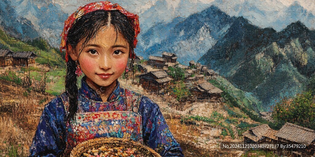 壯族少女壁紙