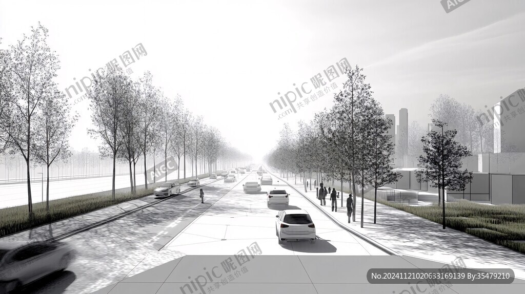 道路效果圖設(shè)計(jì)