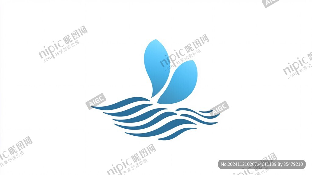 海水logo設計