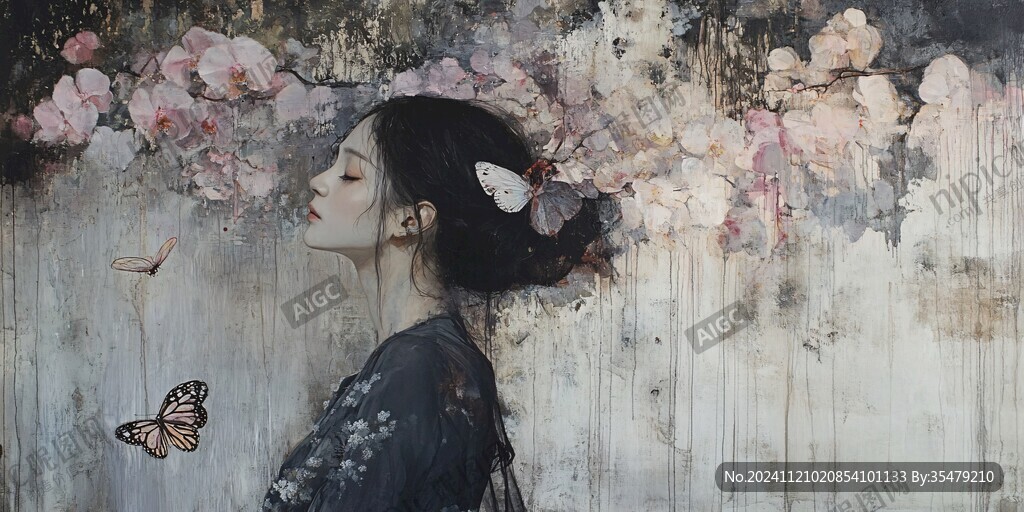 唯美意境古典美女