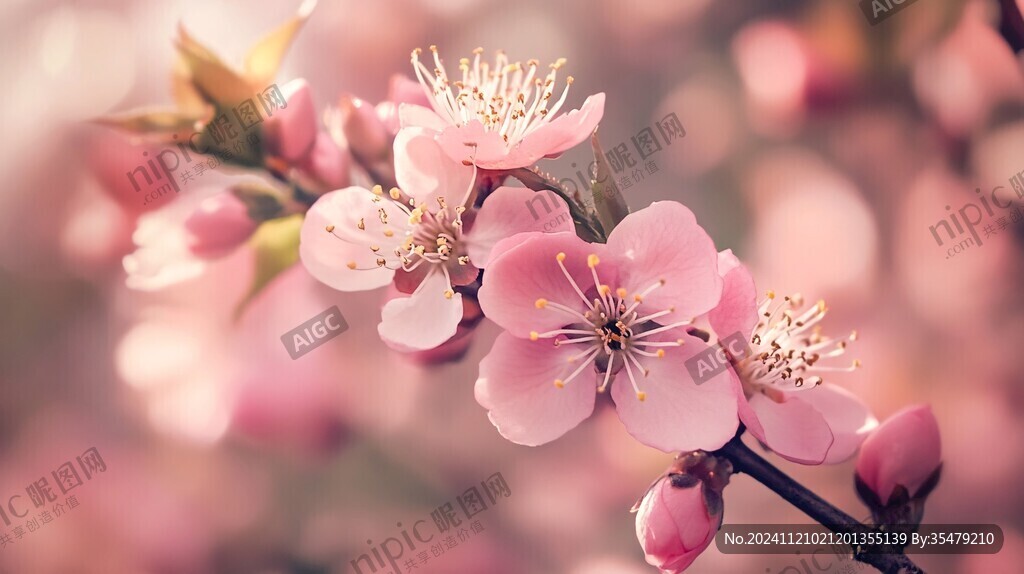 唯美桃花高清壁紙