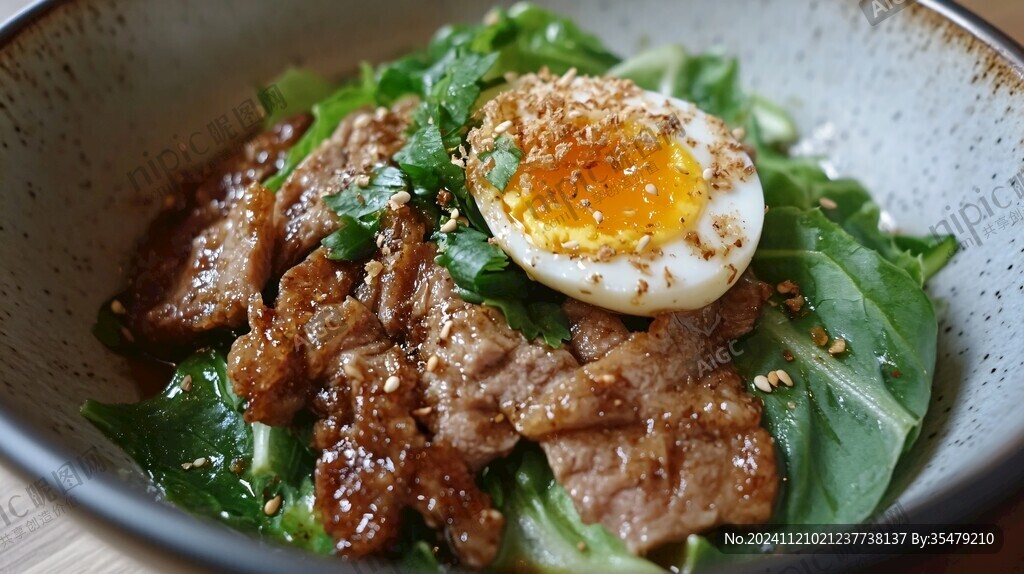 火山牛肉丼