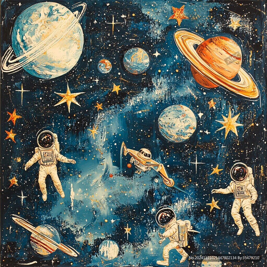 宇宙裝飾畫