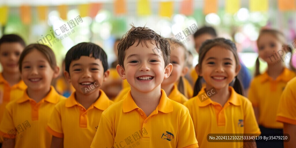 幼兒園開學拍照