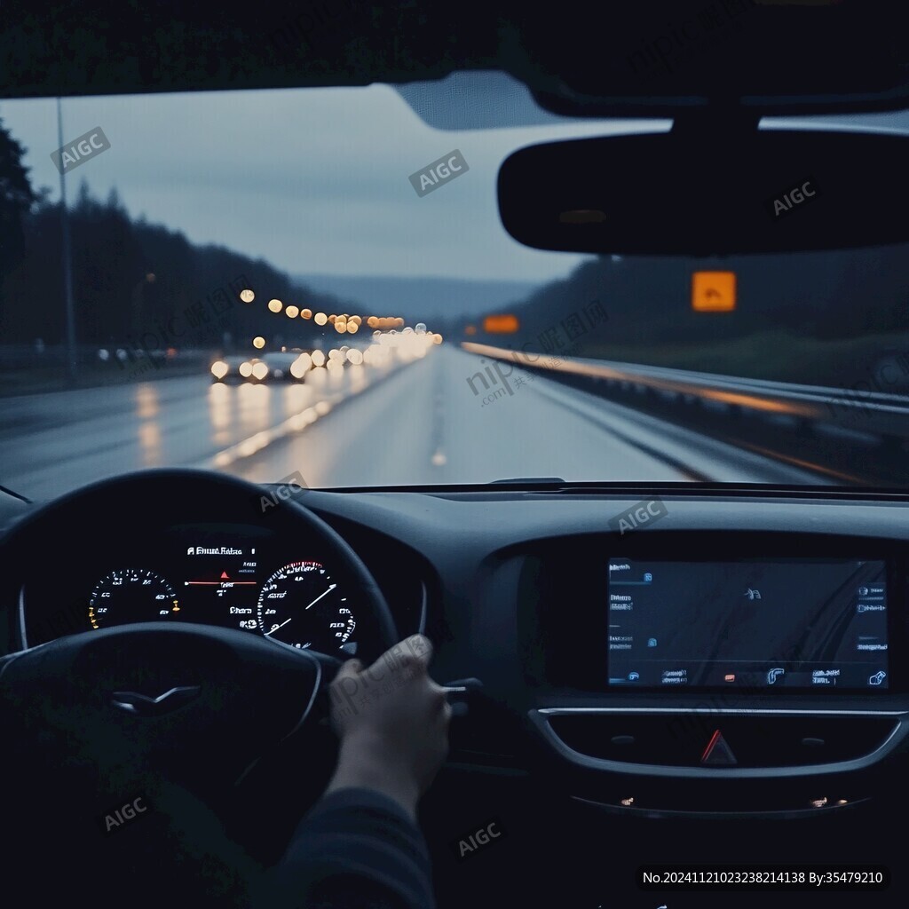 陰天行車