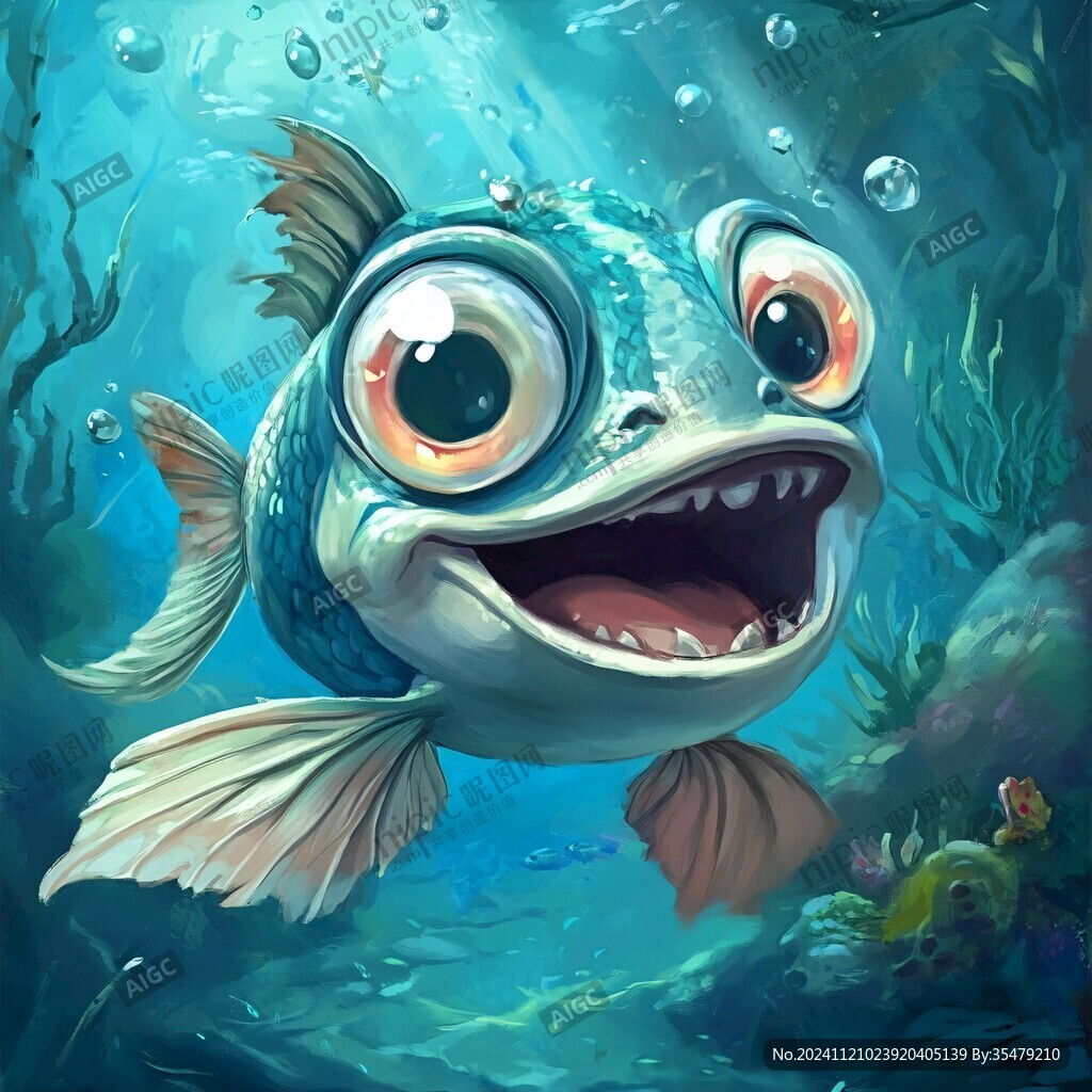原創(chuàng)魚人卡通
