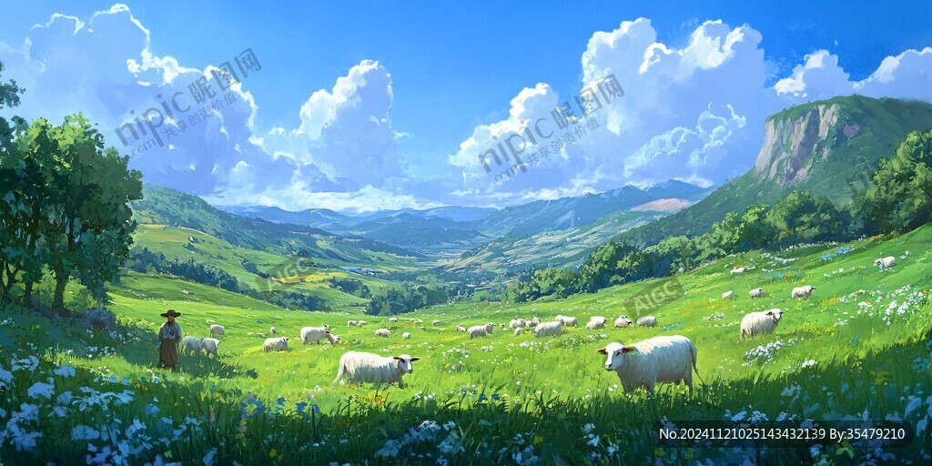 唯美農(nóng)村場景